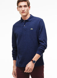 Best Polo à manches longues - Bleu Indigo Fonce