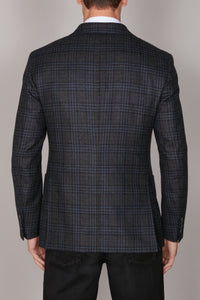 Veste de costume London en cachemire - Dark Charcoal