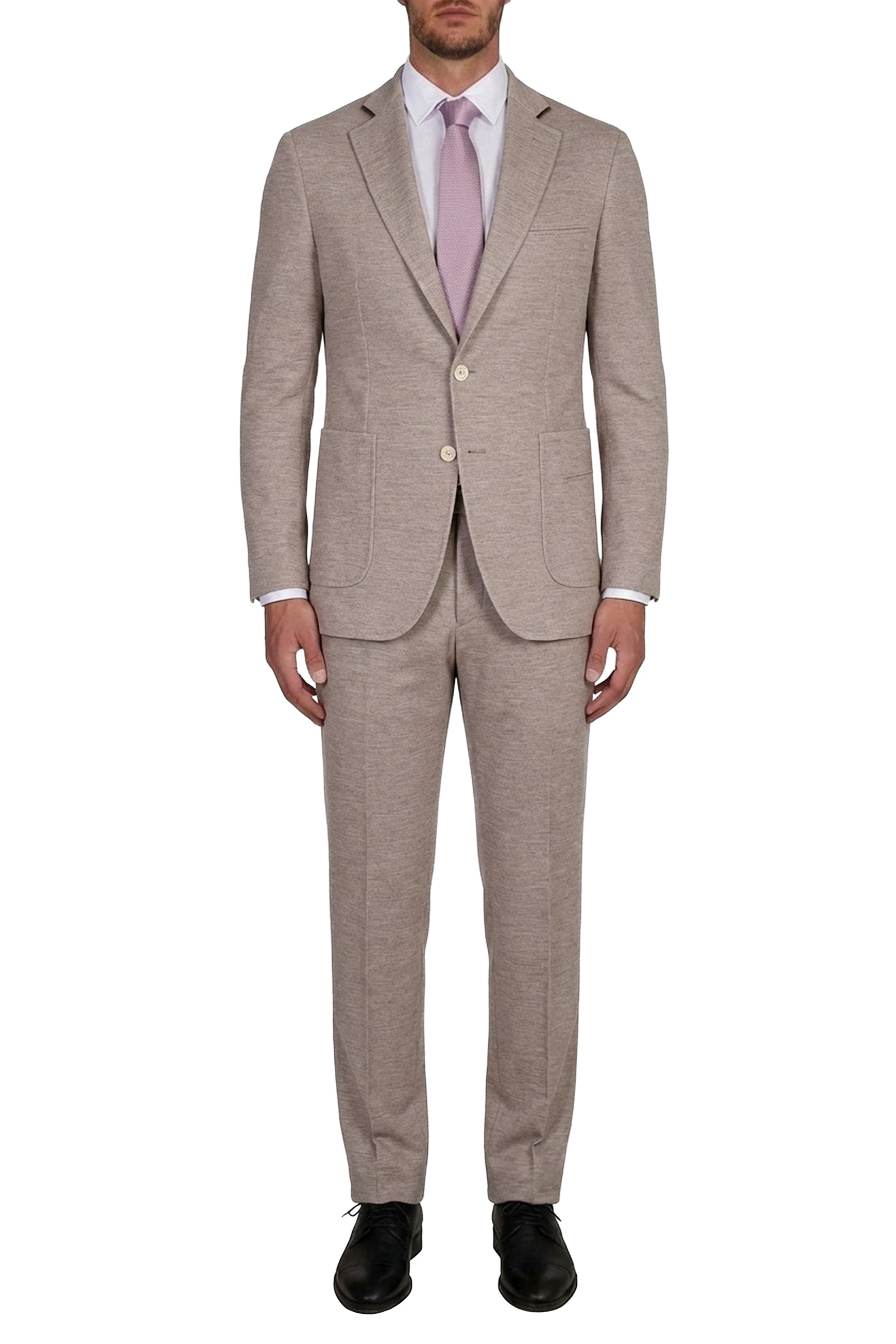 Blazer chiné en cachemire - Beige