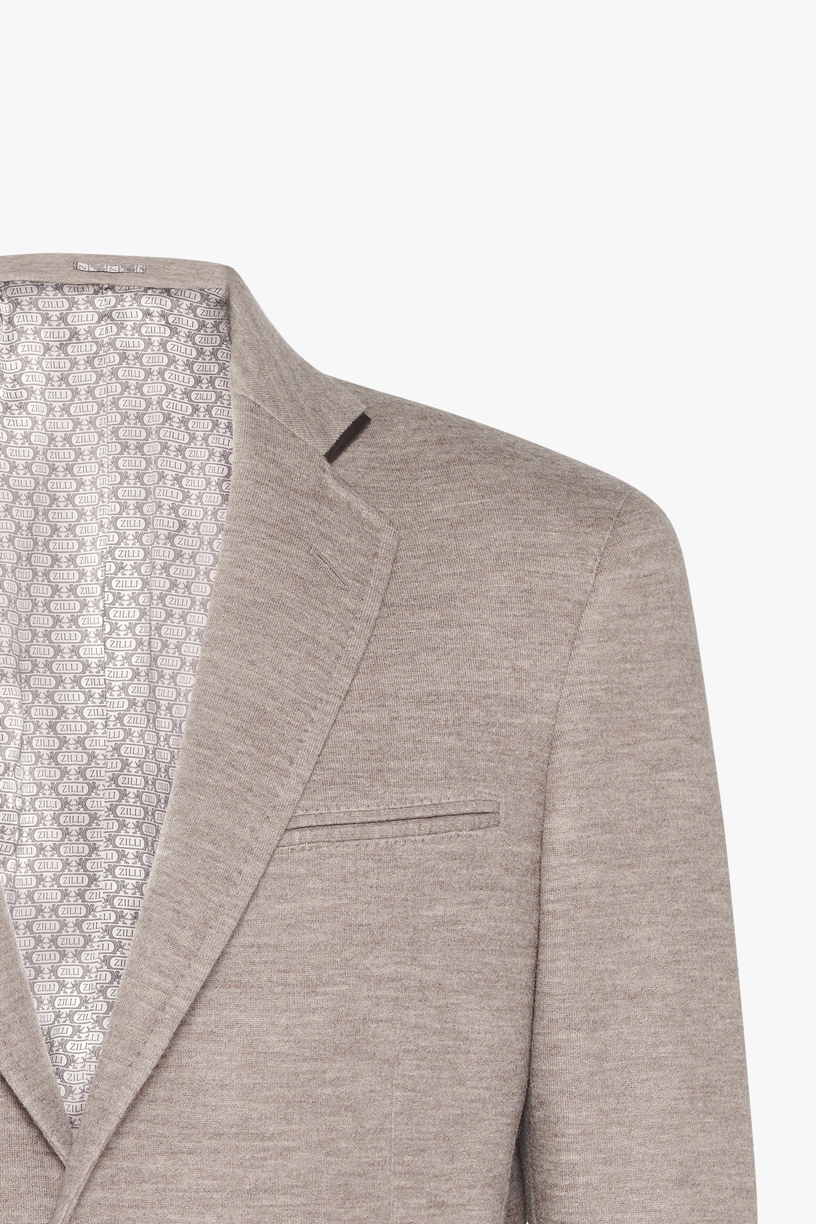 Blazer chiné en cachemire - Beige
