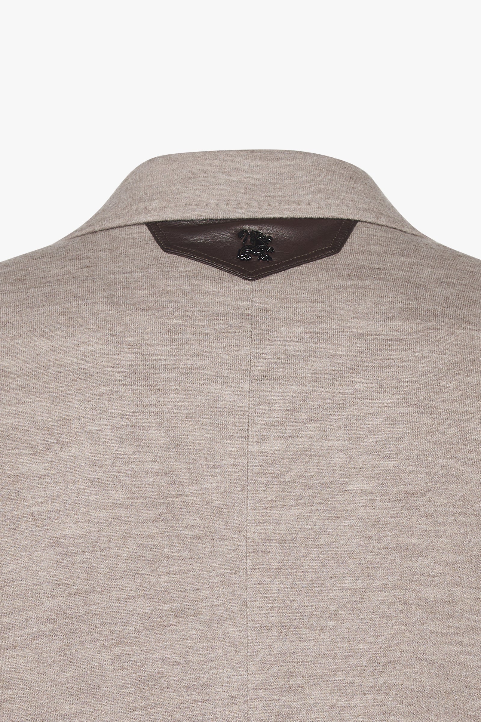 Blazer chiné en cachemire - Beige