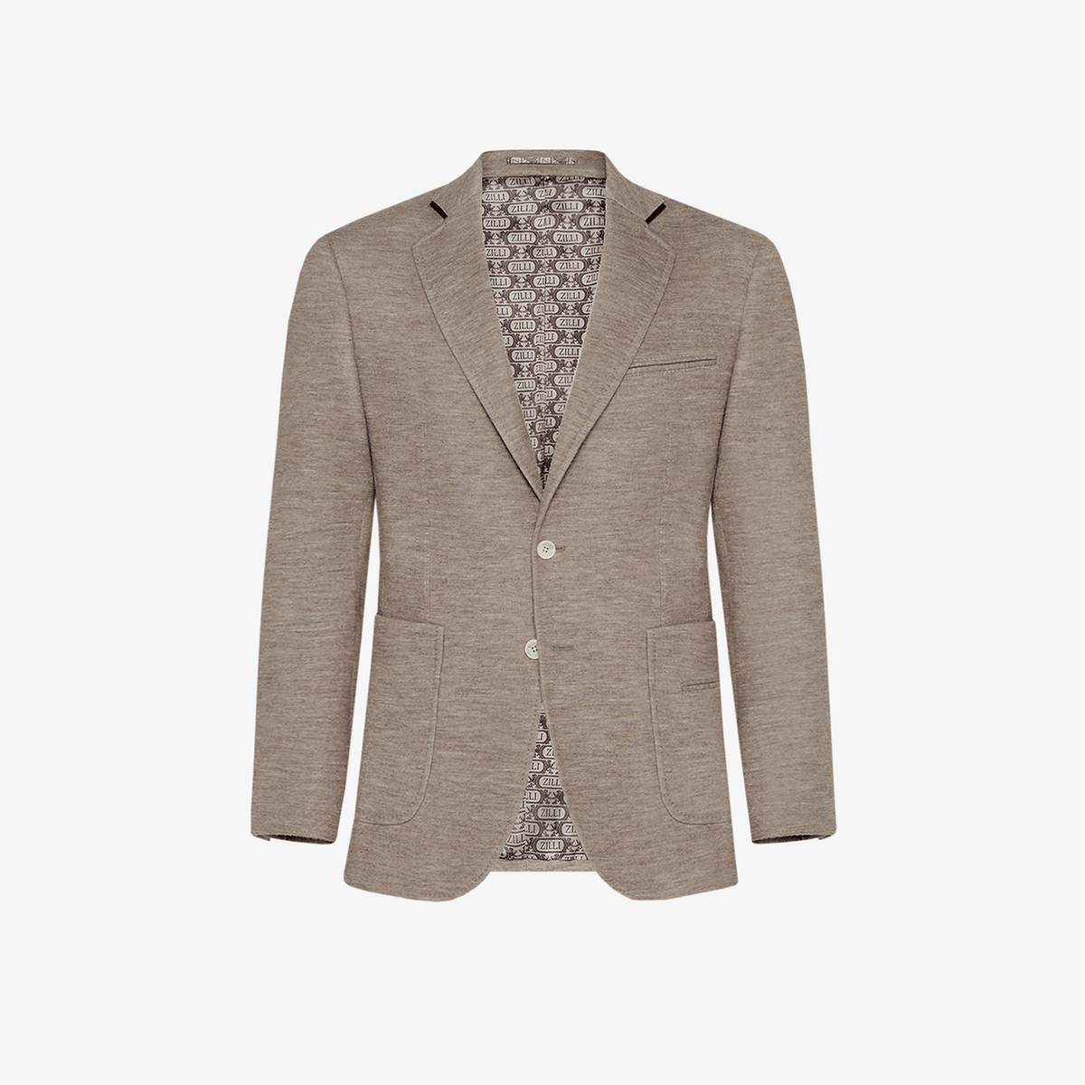 Pantalon de tailleur boutonné en cachemire - No color