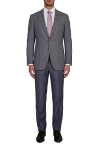 Blazer à texture chinée en cachemire - Gris