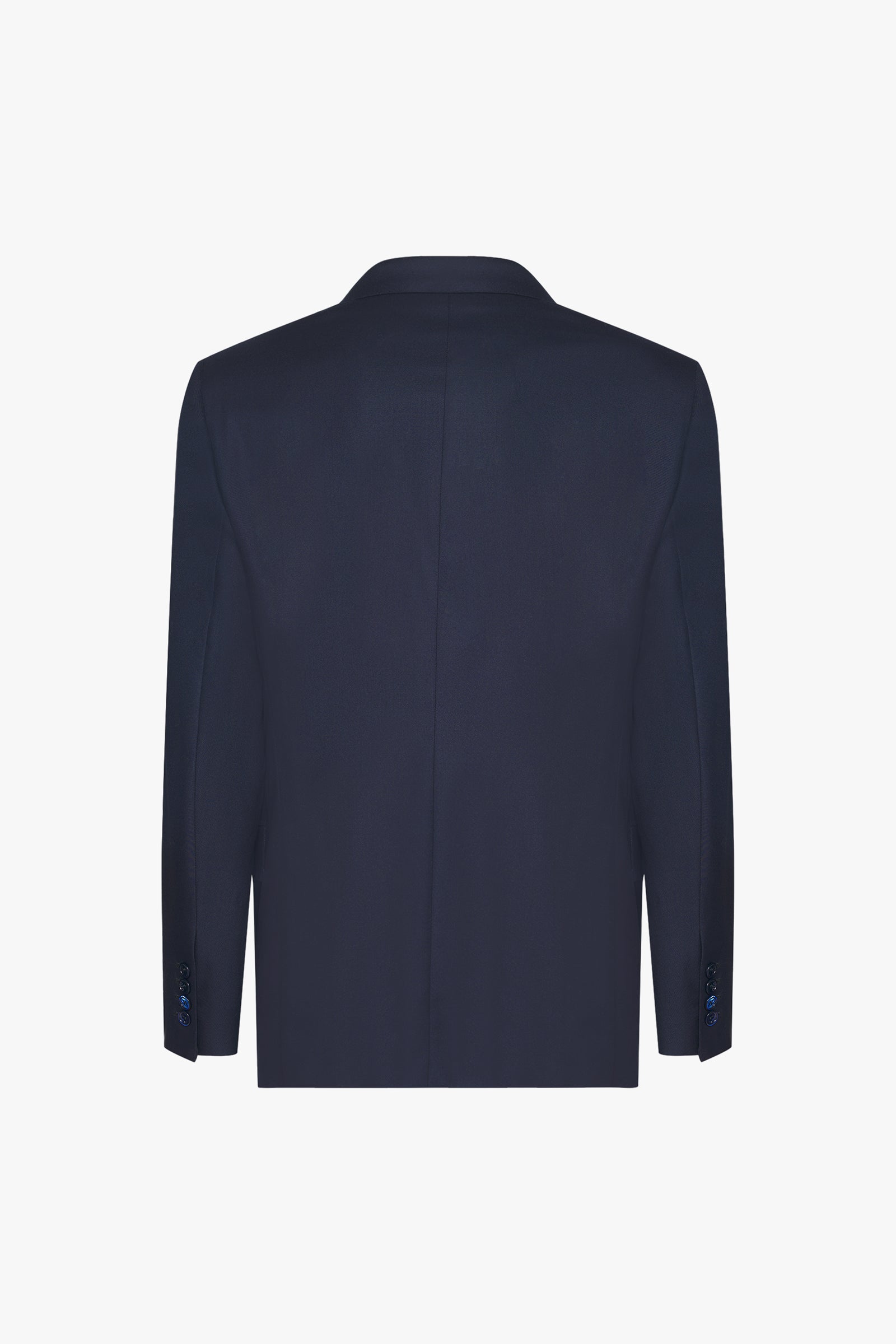 Veste à motif fleuri en laine - Bleu