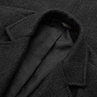 Veste de costume London boutonnée en cachemire - Black