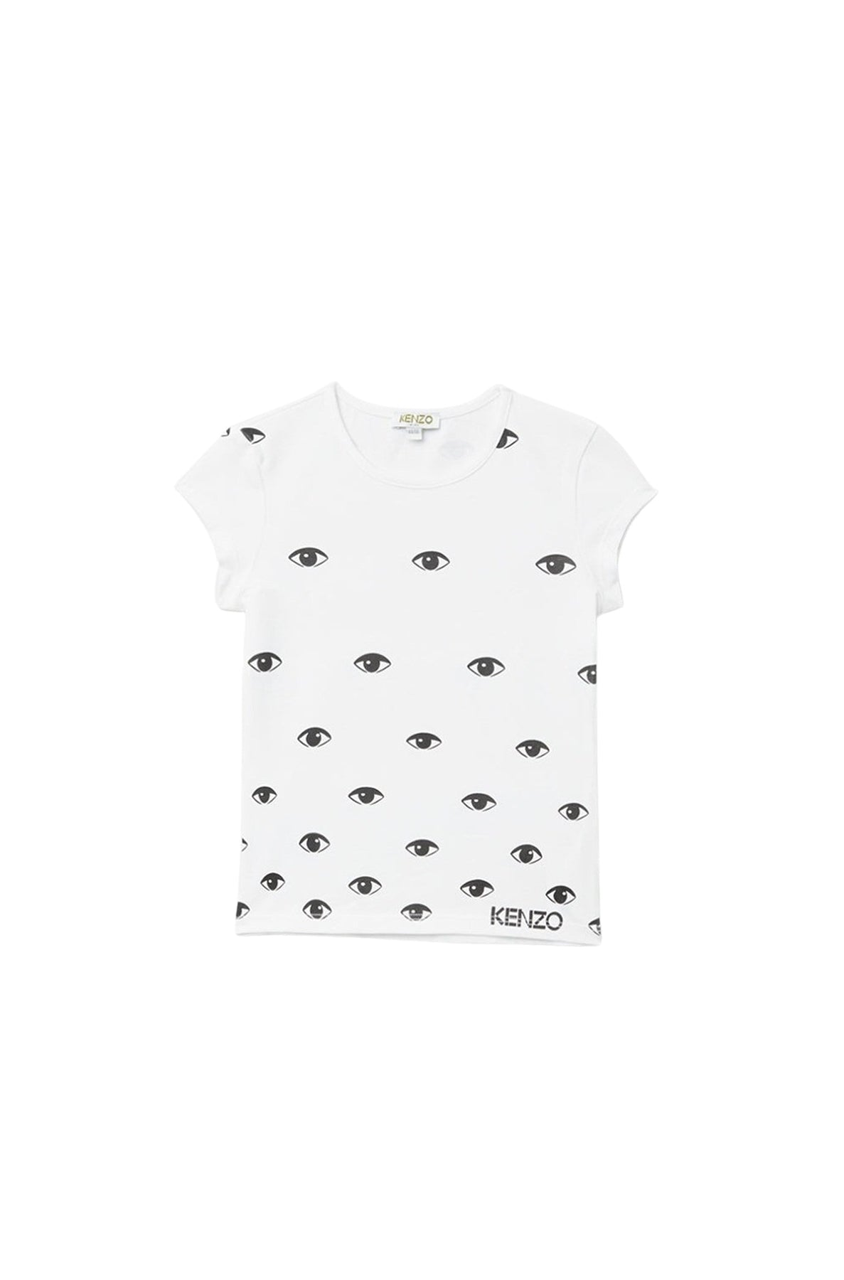 T-shirt All Over eyes - White