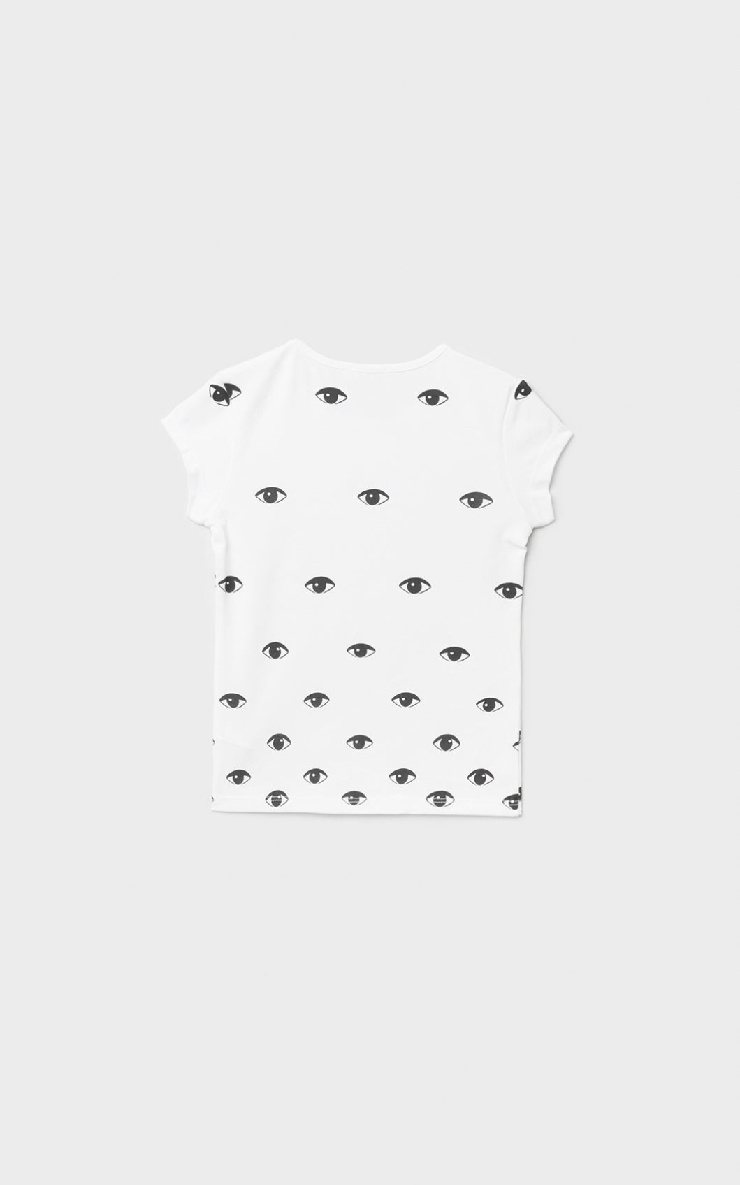 T-shirt All Over eyes - White