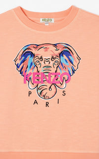 Disco Jungle Sweatshirt - Peach