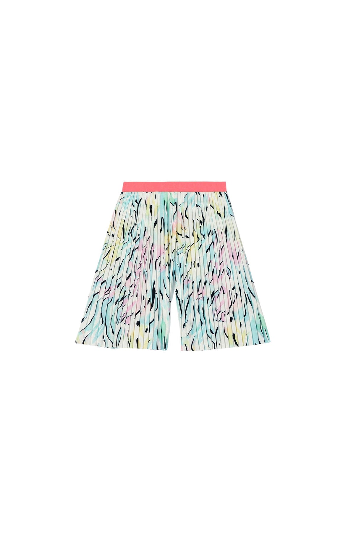 Jupe-culotte plissée Cali Party - White