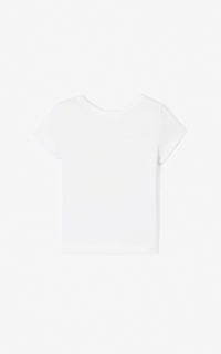 T-shirt Tigre boutonné - White