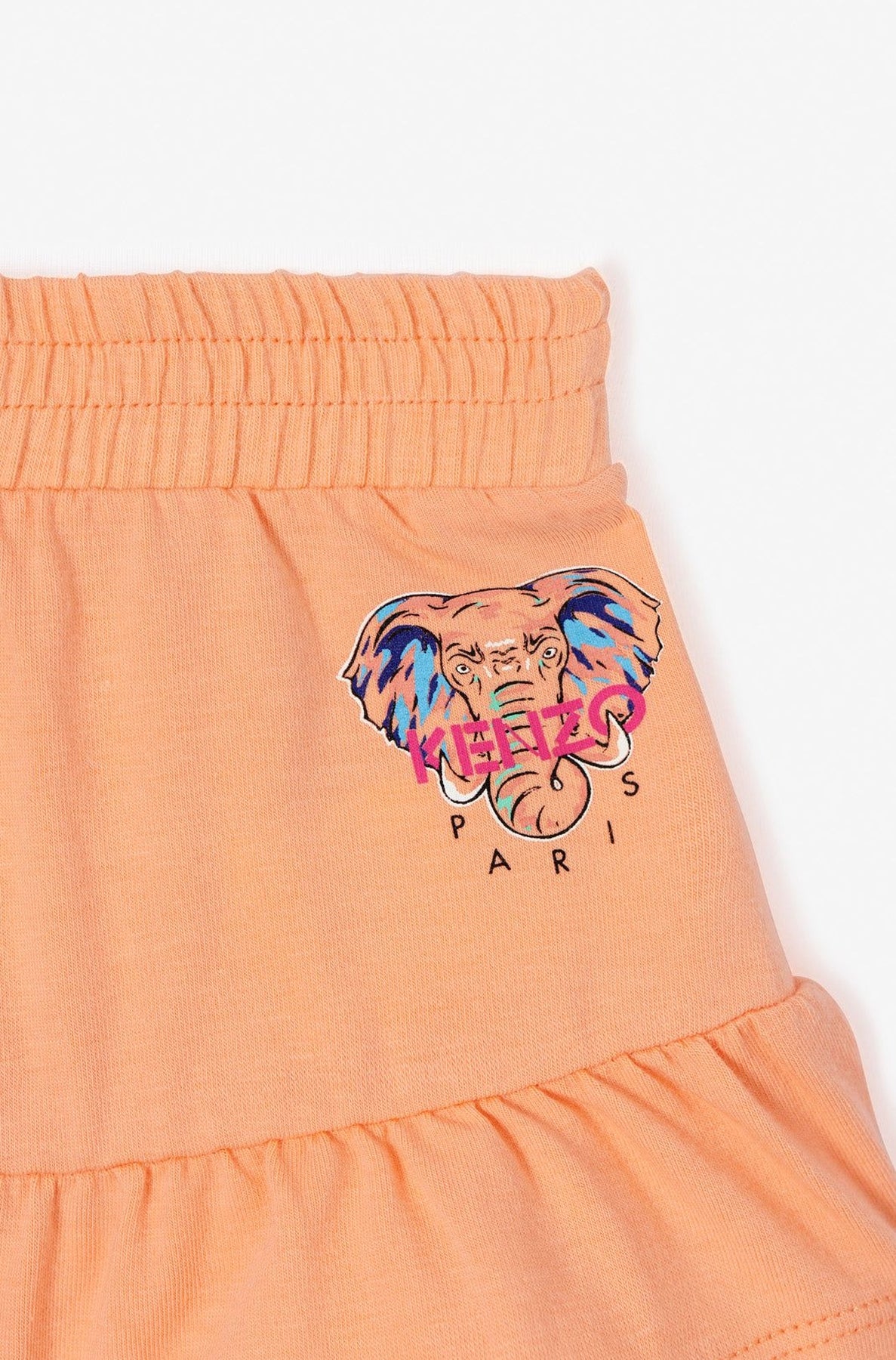 Disco Jungle ruffled shorts - Peach