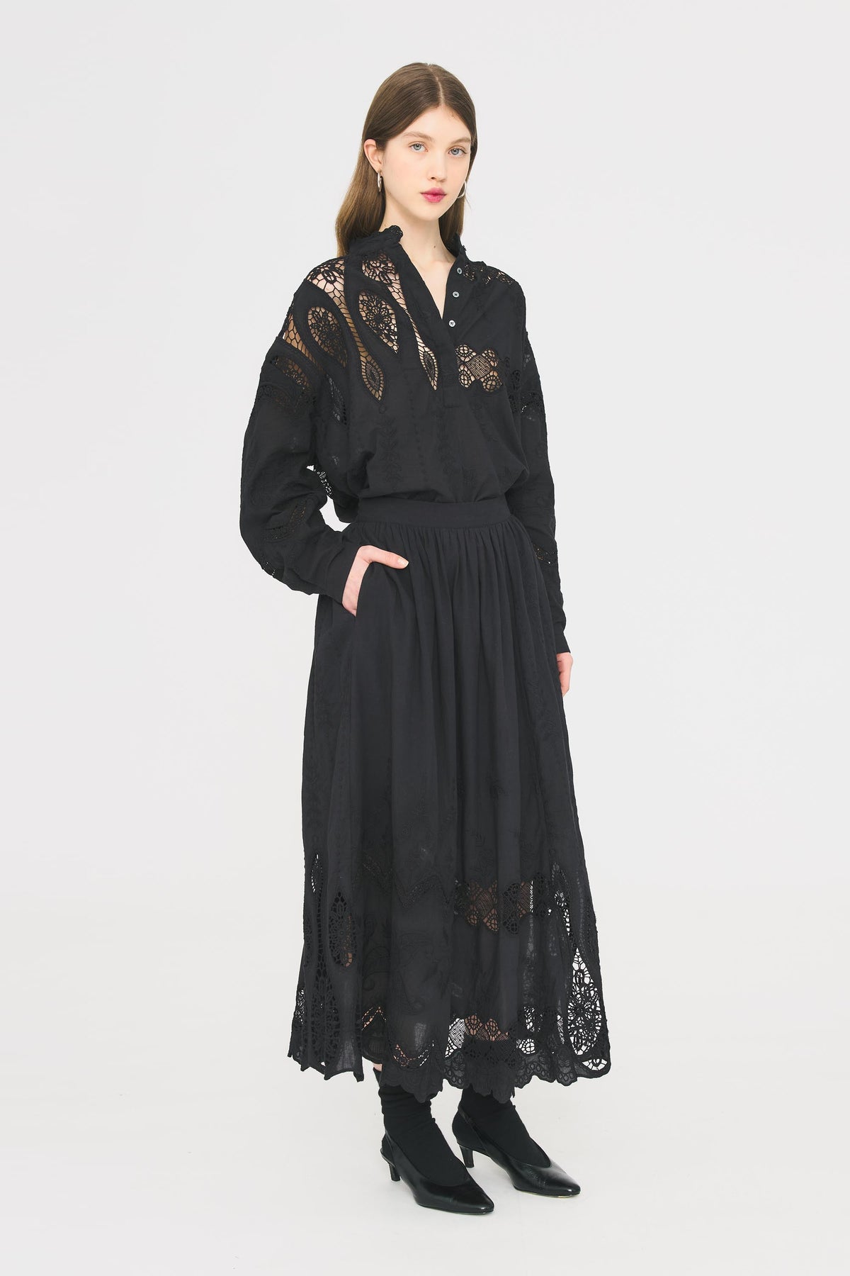 Blouse Lace - Black