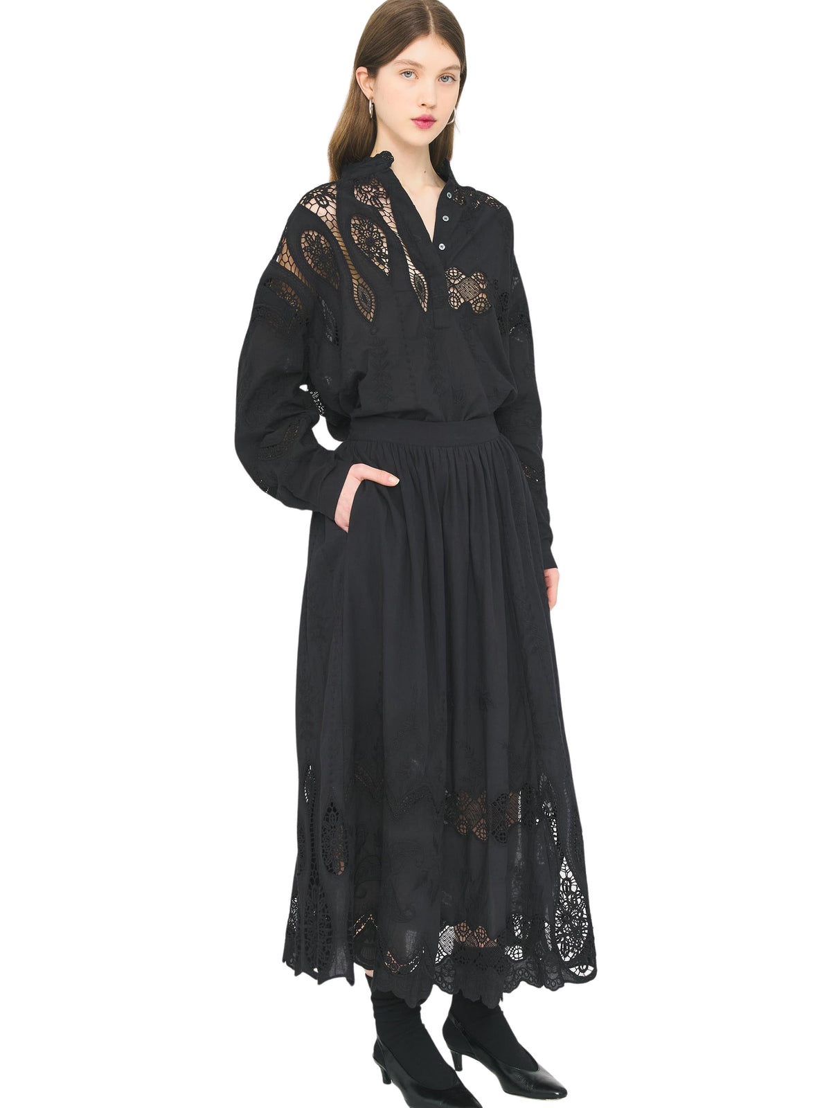 Blouse Lace - Black