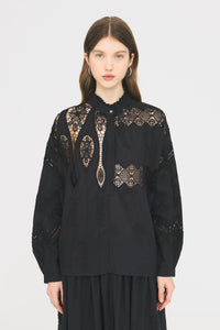 Blouse Lace - Black