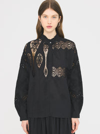 Blouse Lace - Black