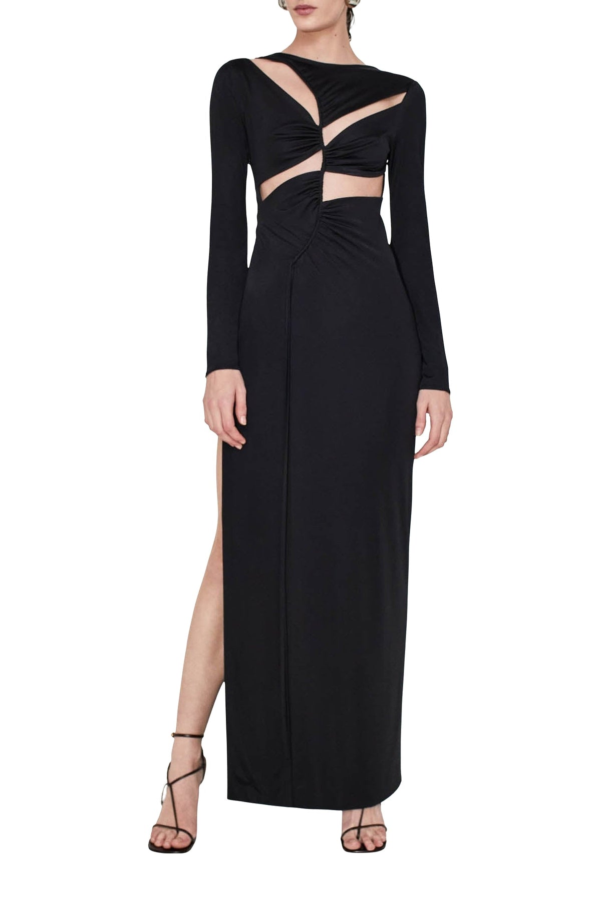 Vertebrae Dress - Black