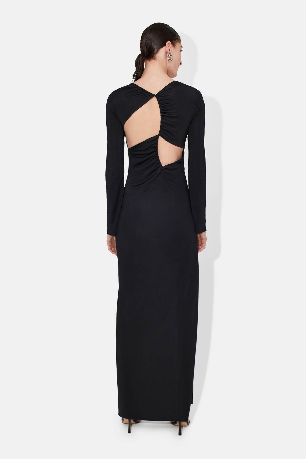 Vertebrae Dress - Black