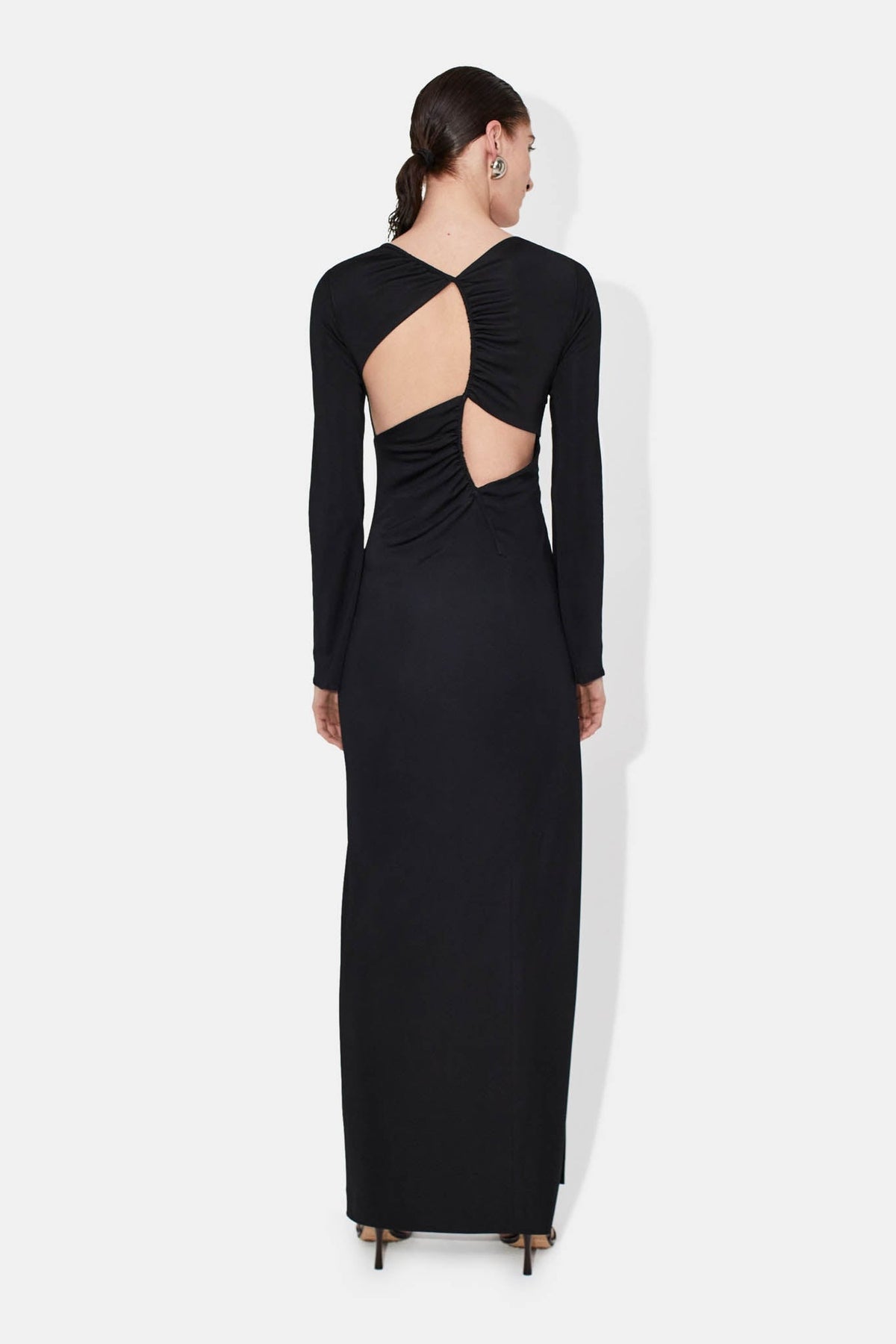 Robe longue Vertebrae - Black