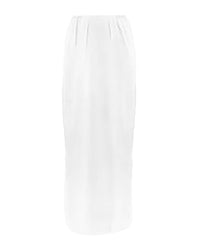 Jupe longue Ladya - Moon Blanc