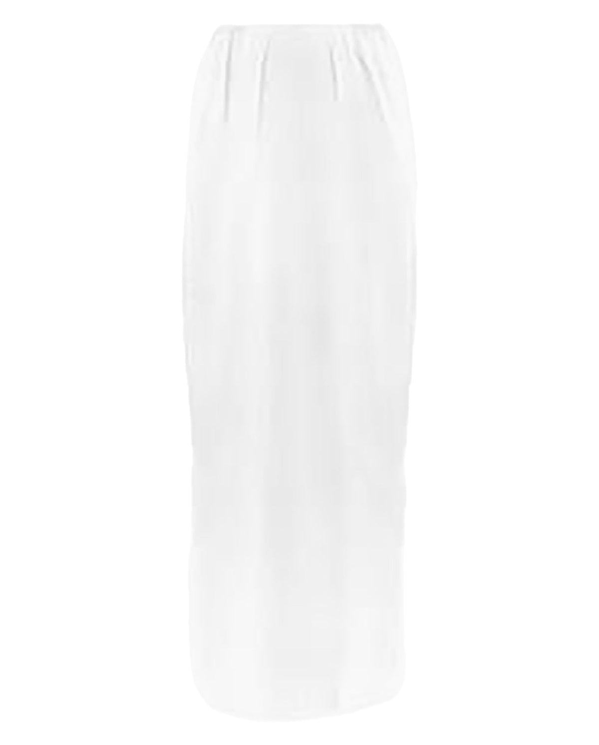 Ladya long cotton skirt - Moon White