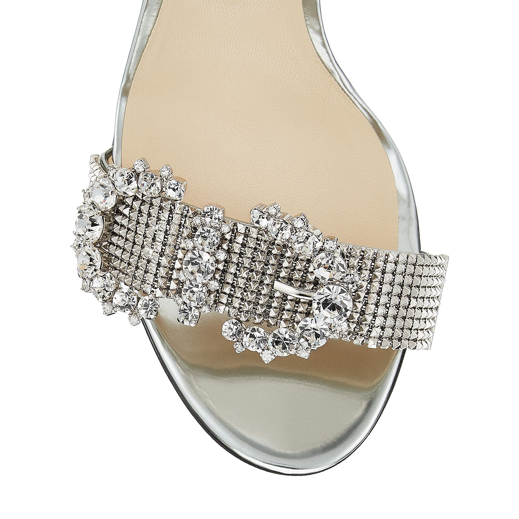 ZNO STOCK 0 DJV 1/1 ST 100% Prix 290 / Reco 280 SILVER/CRYSTAL Sandal LAIS 85