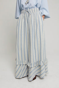 Jupe Lala coupe maxi - Blue