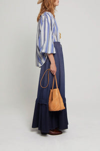 Jupe Lala foncée coupe maxi - Navy