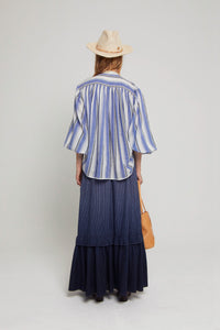 Jupe Lala foncée coupe maxi - Navy