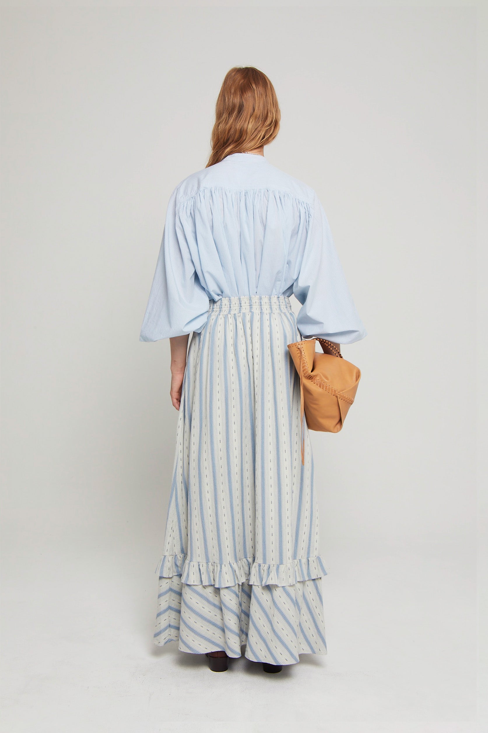 Jupe Lala coupe maxi - Blue