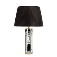 Cone-shaped pleated shade - Black