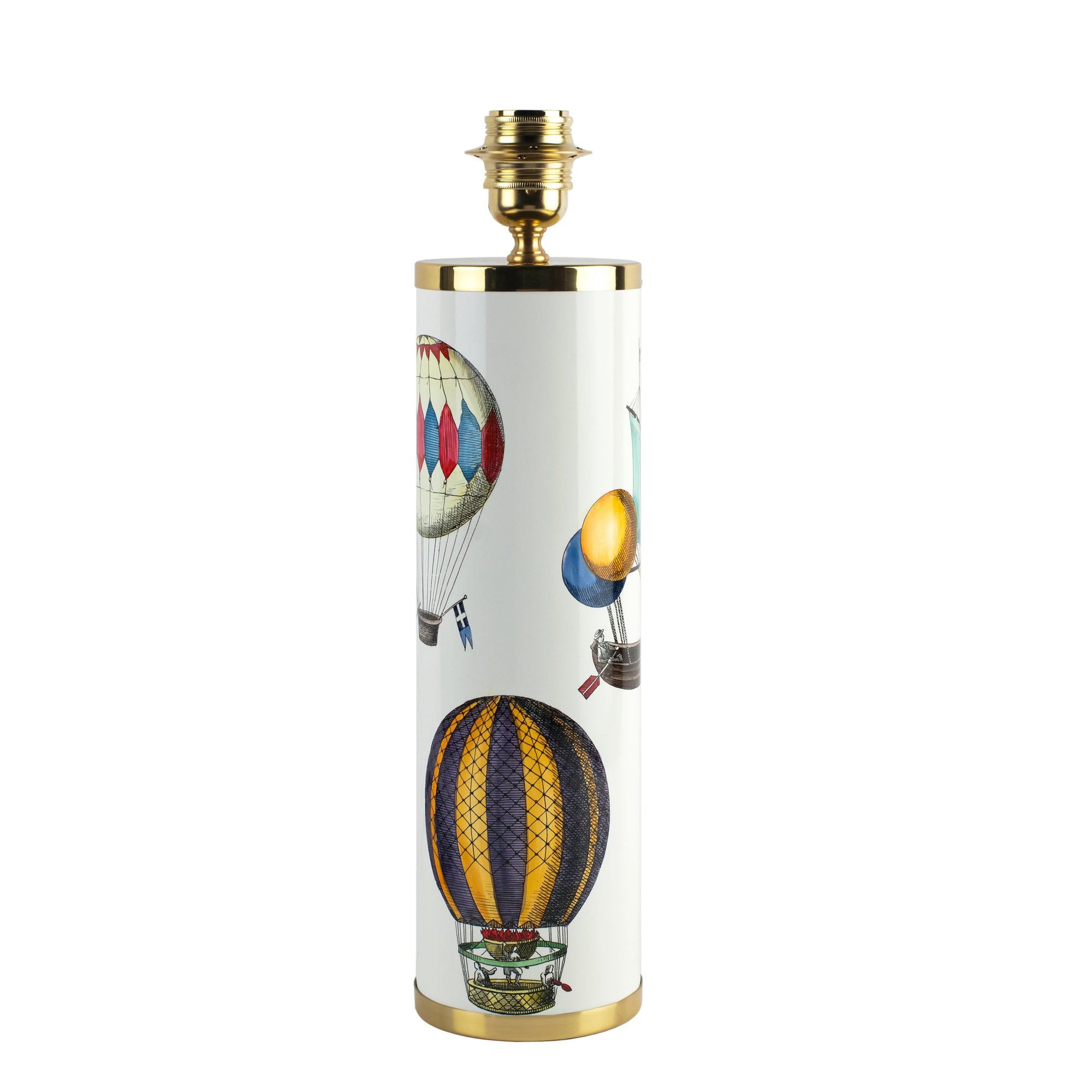 Palloni cylindrical lamp base - Multicolour & White