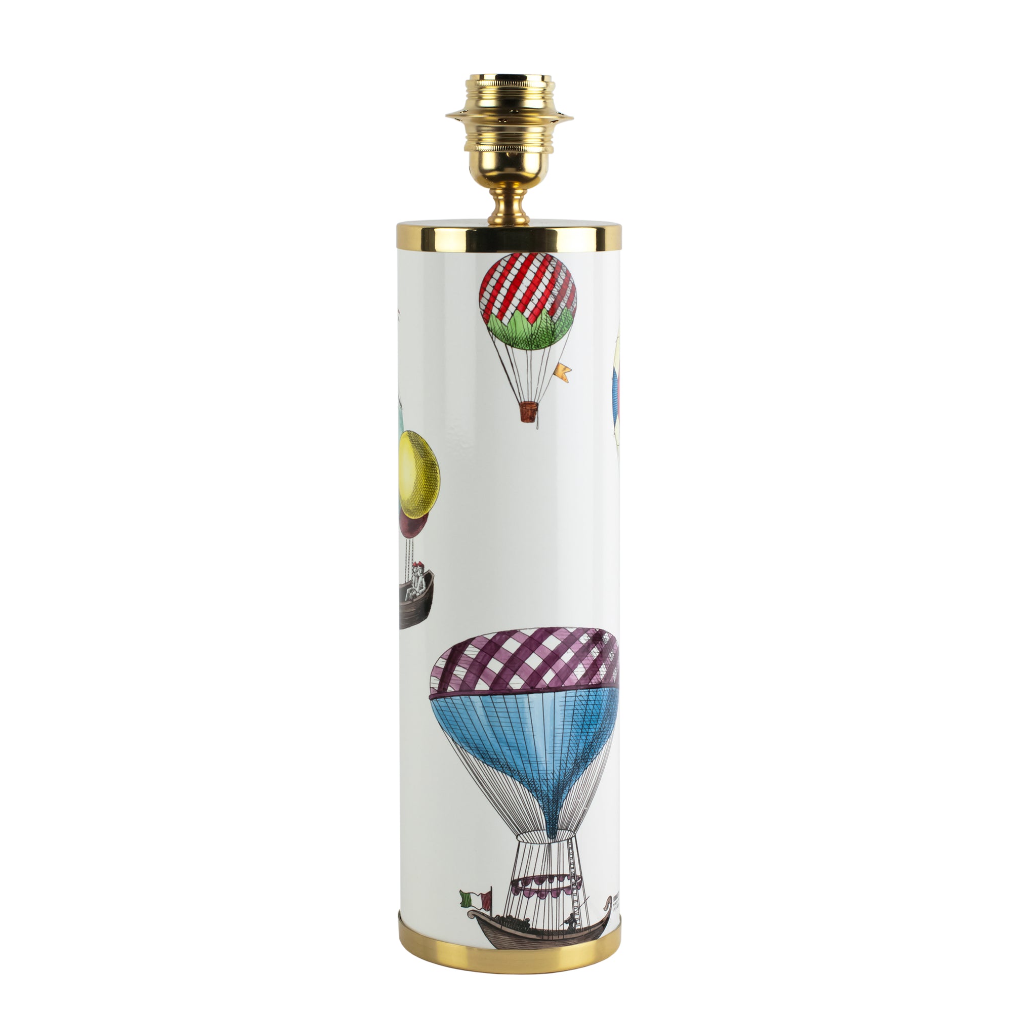 Palloni cylindrical lamp base - Multicolour & White