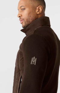 Umber Men's Mixed Media Jacket