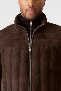 Umber Men's Mixed Media Jacket