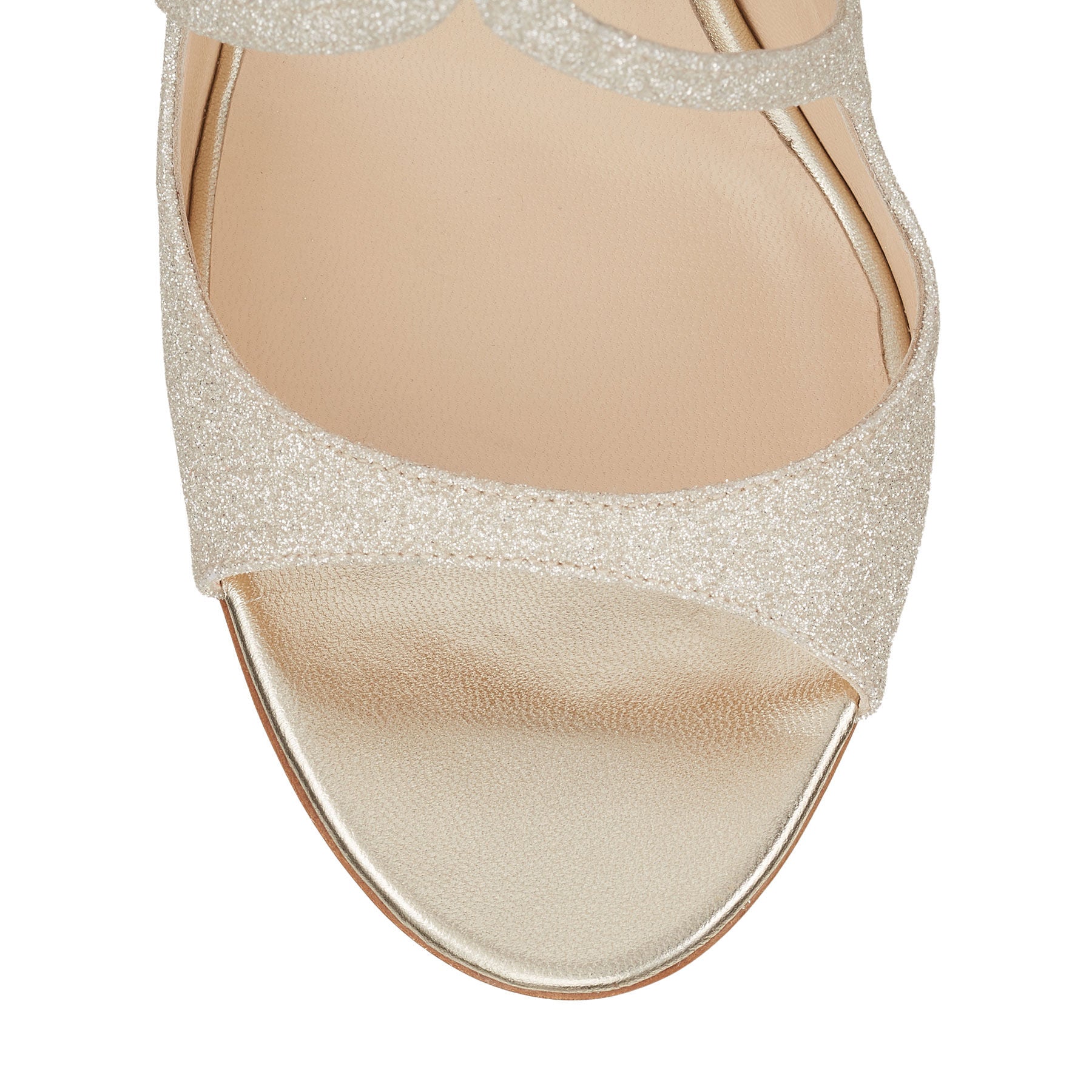 Lang 100 glitter sandals - Platinum Ice