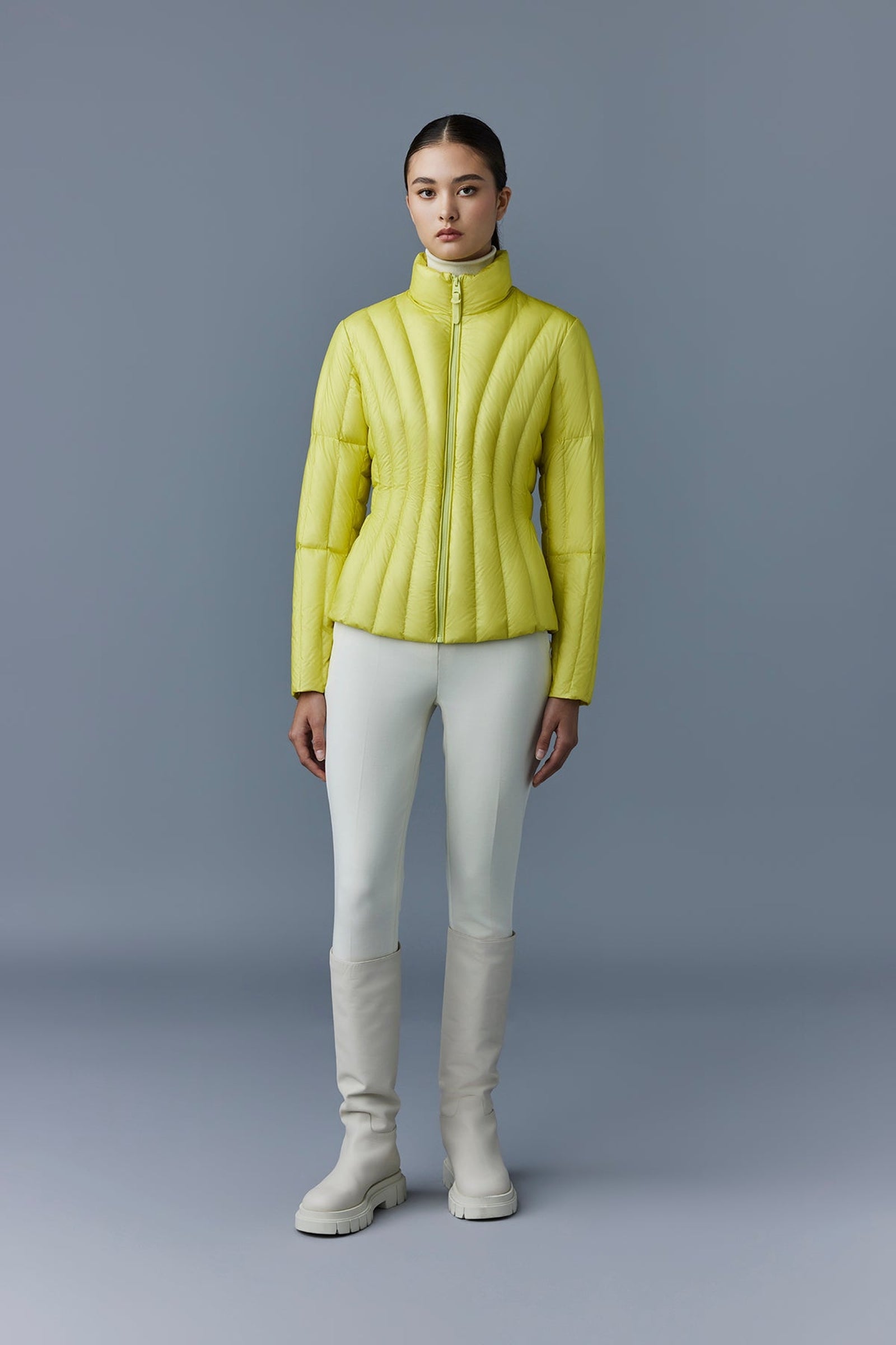 Veste Lany en duvet - Pale Lime