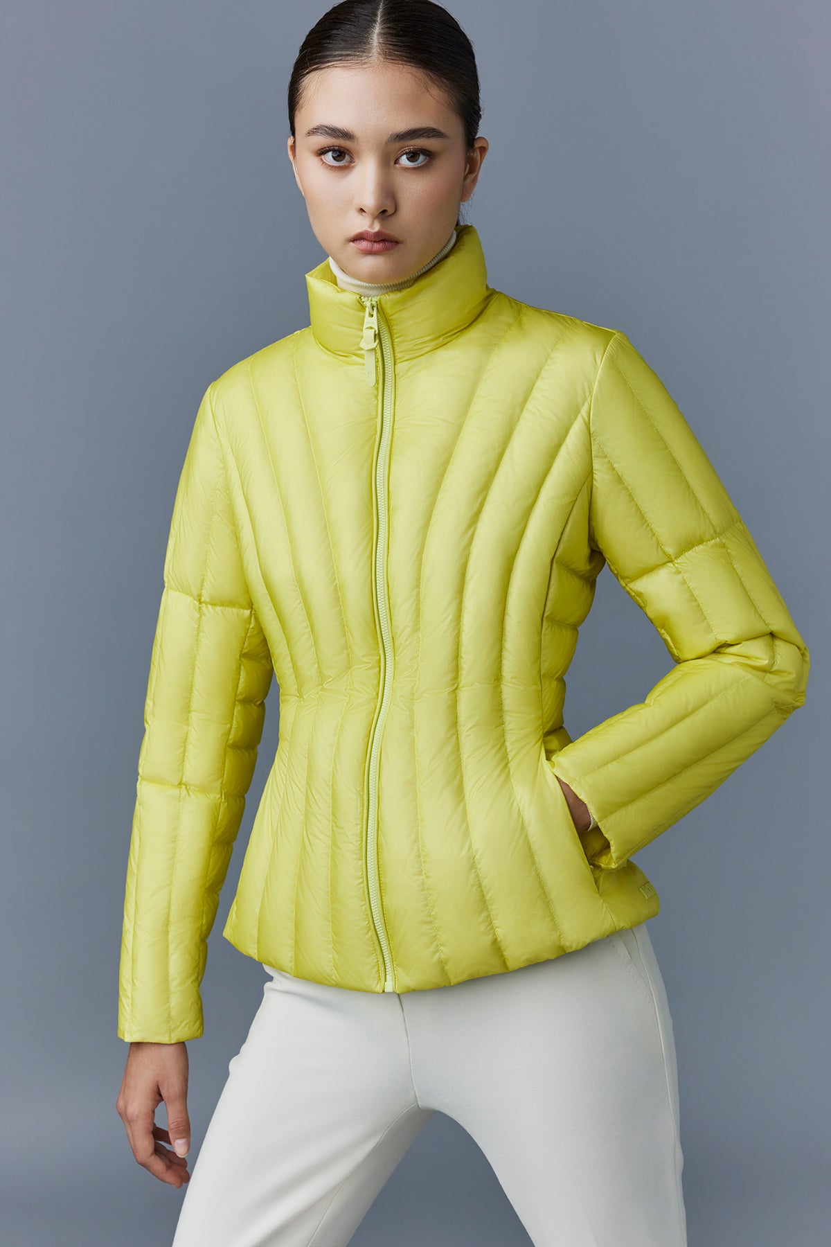 Veste Lany en duvet - Pale Lime