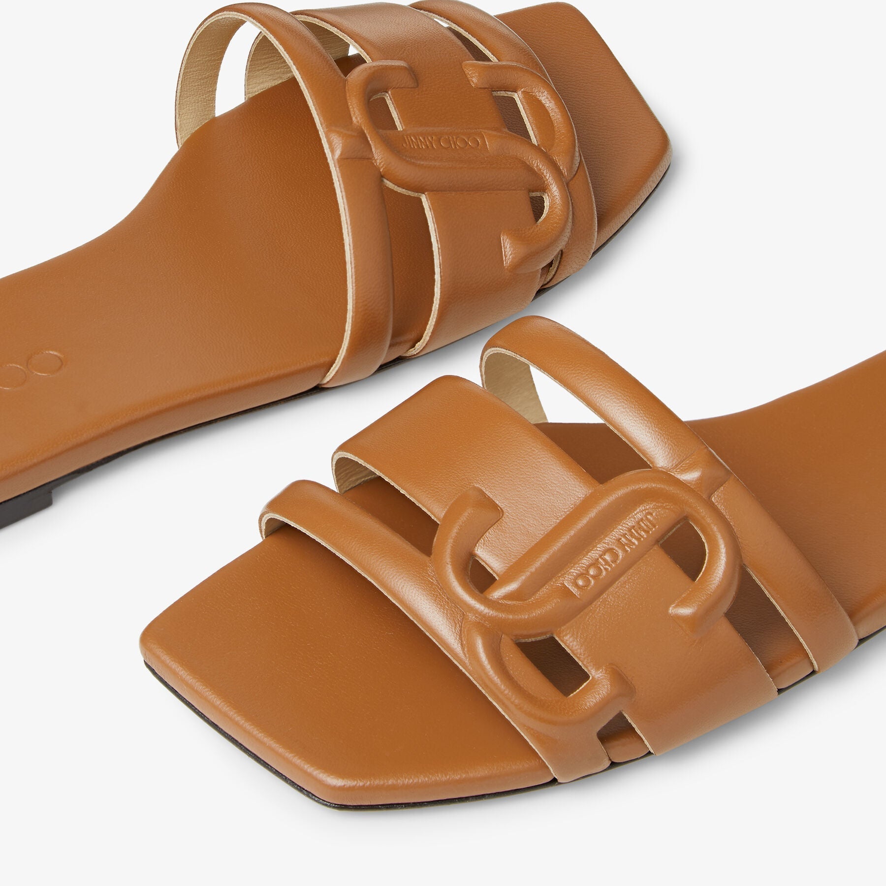 Sandales plates Laran en cuir - Tan & Tan