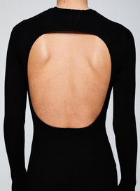 Robe Lara dos nu - Black