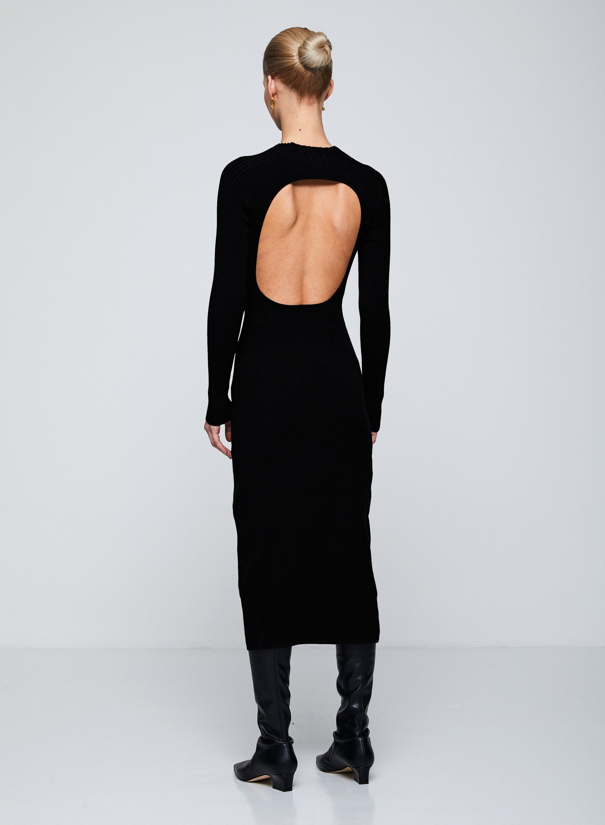 Lara halter dress - Black