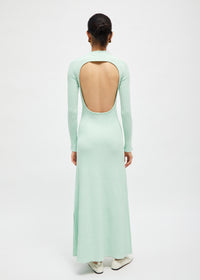 Robe longue Lara dos nu - Mint
