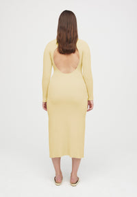 Lara halter midi dress - Vanilla