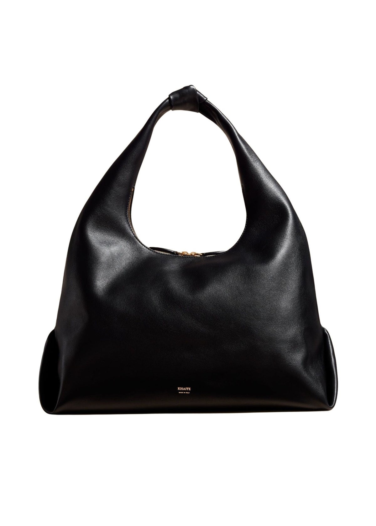 Black The Large Beatrice Hobo In Black Leather - Black