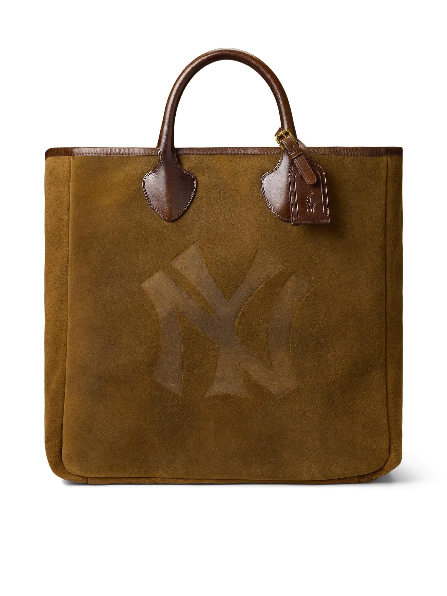 Cabas Polo Ralph Lauren Yankees en daim - Brown