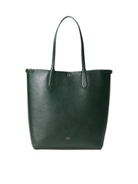 Cabas Bellport en cuir vertical - Bottle Green