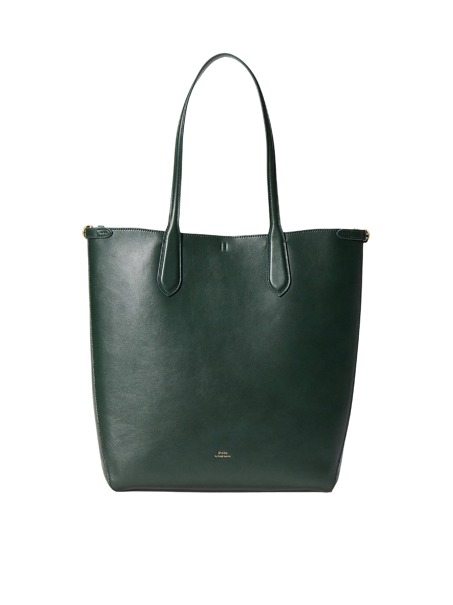 Cabas Bellport en cuir vertical - Bottle Green