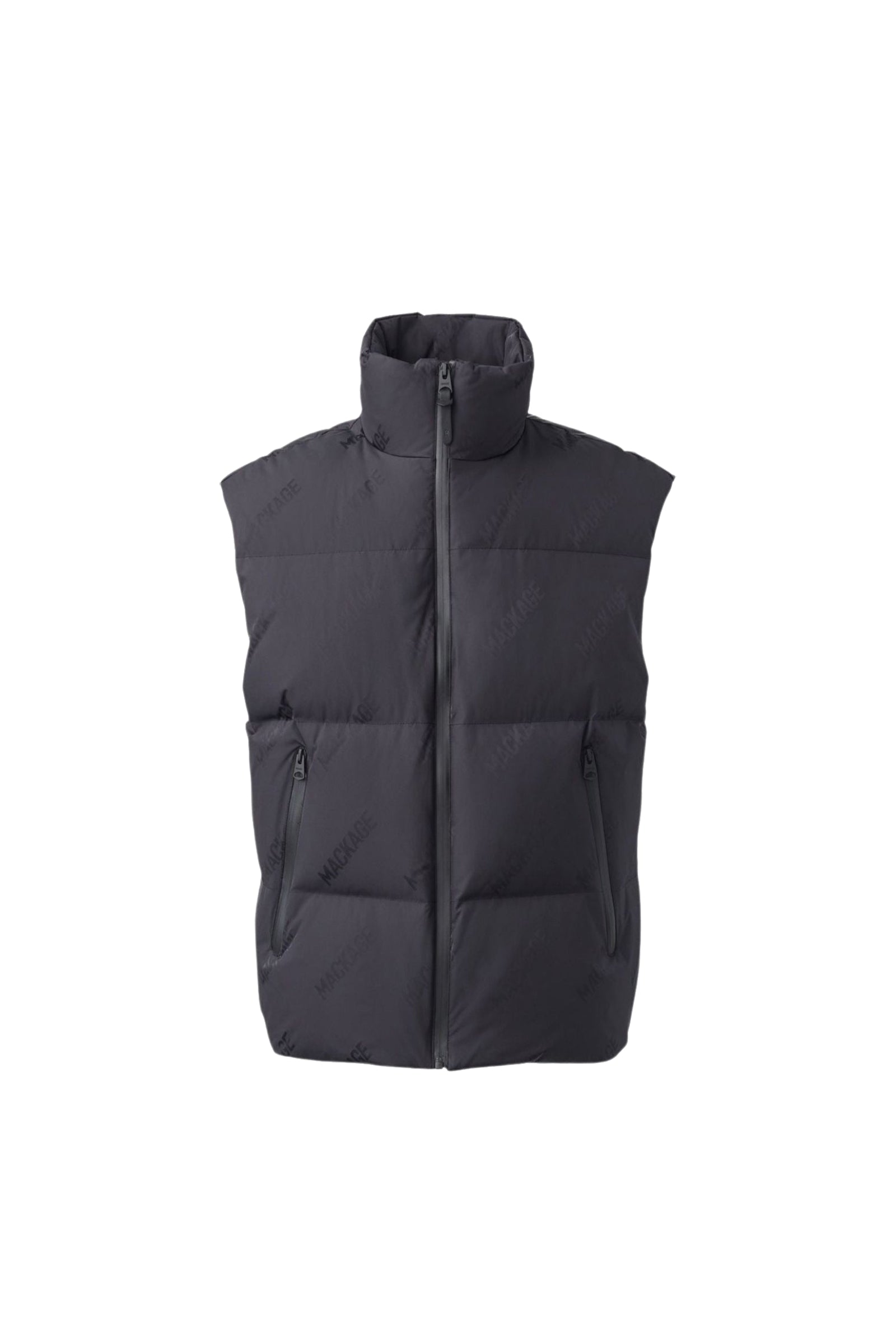 Doudoune courte Larry sans manches - Black