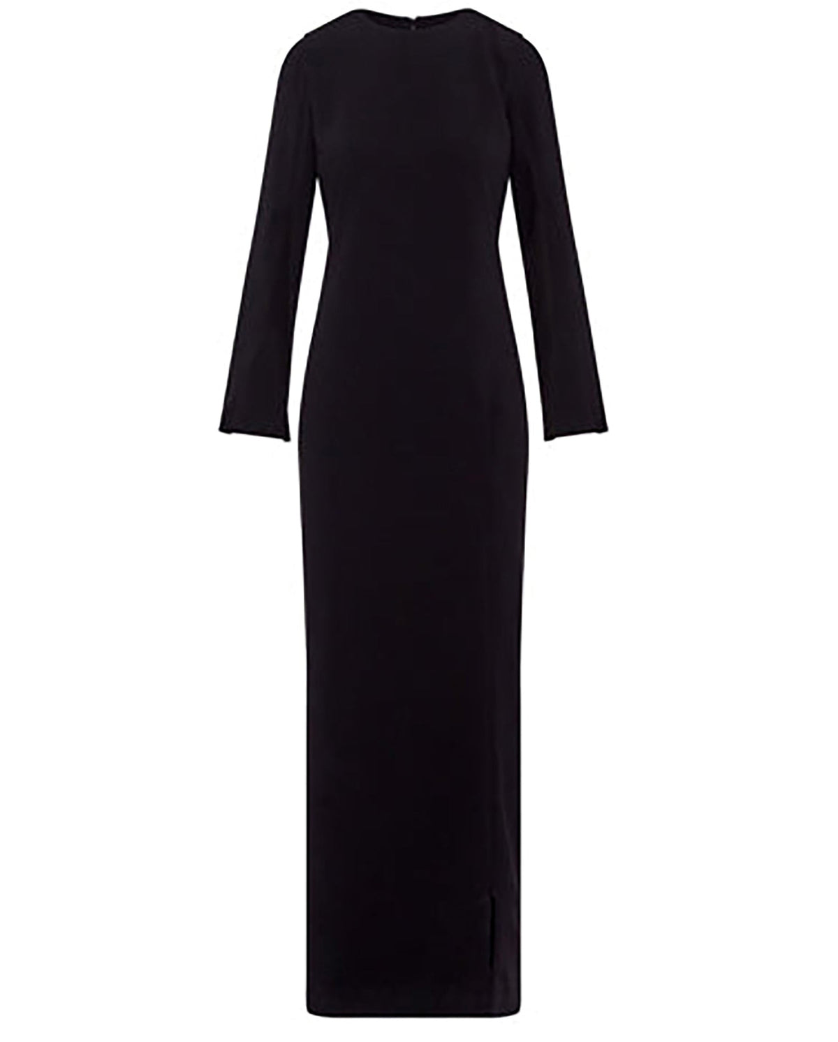 Robe Laurier à col rond - Black