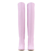 12qty DÉJÀ VU 420€ / Bottes Adriana 90 en cuir Nappa - Purple