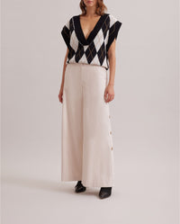 Pantalon large Lavinia - Moon White